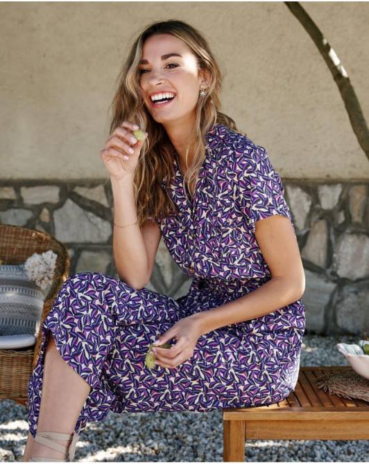 benazir kwiecista małpa fioletowyPolin et moi odzież 0TTF104