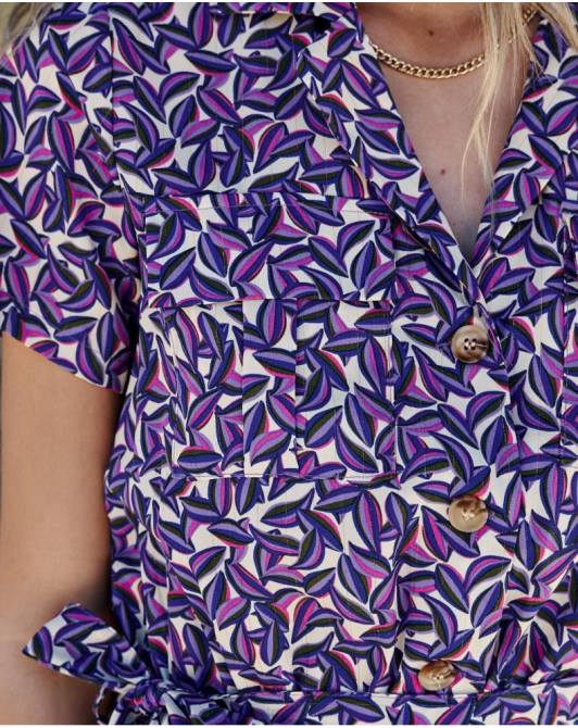 benazir kwiecista małpa fioletowyPolin et moi odzież 0TTF104