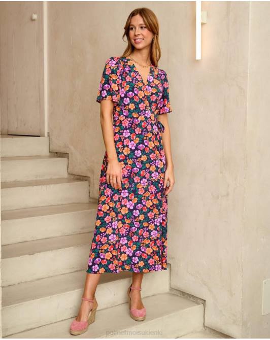 długa sukienka Gildy morskiPolin et moi odzież 0TTF130