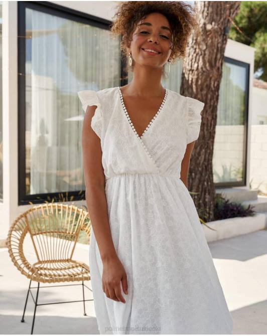 krótka sukienka Diany białyPolin et moi odzież 0TTF384