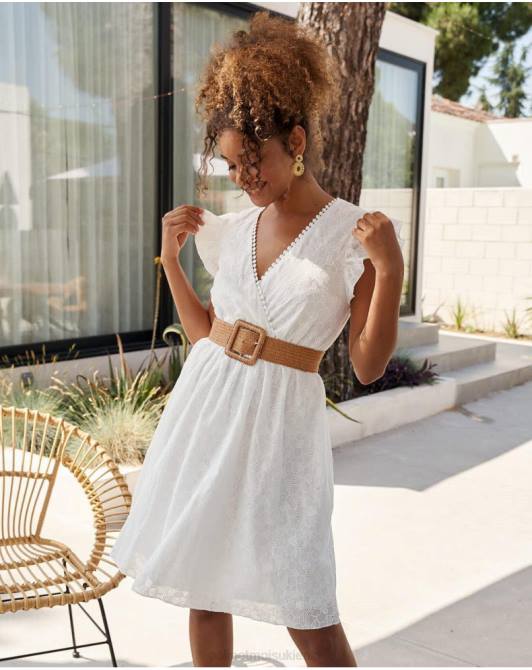 krótka sukienka Diany białyPolin et moi odzież 0TTF384