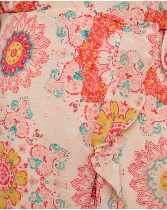 krótka sukienka Helgi łosośPolin et moi odzież 0TTF140