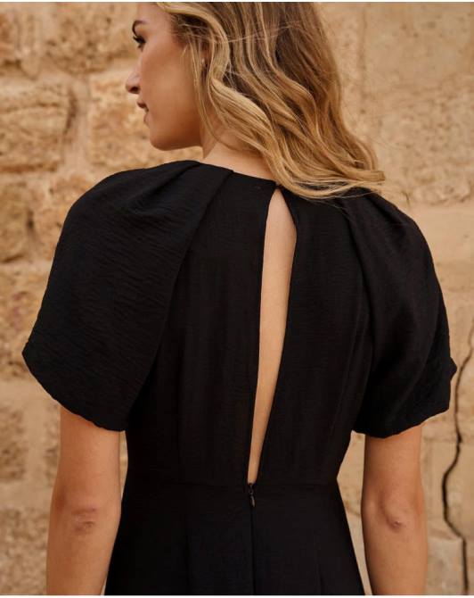 rękawy sukienki eiria czarnyPolin et moi odzież 0TTF126