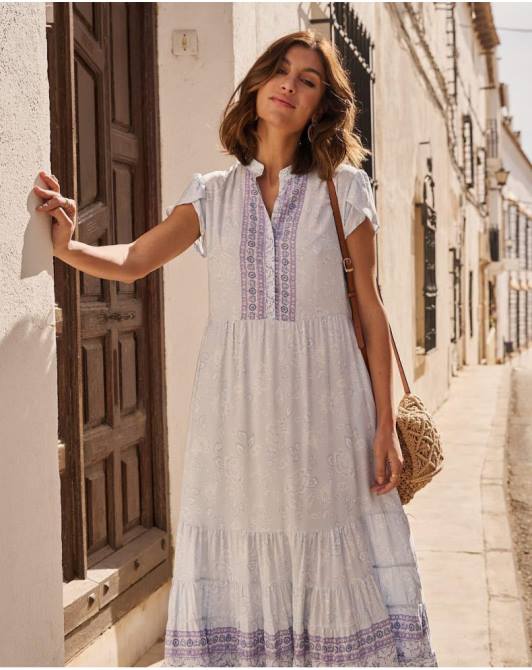 sukienka Alicja liliowyPolin et moi odzież 0TTF41