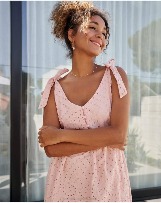 sukienka Berta krawaty RóżaPolin et moi odzież 0TTF3