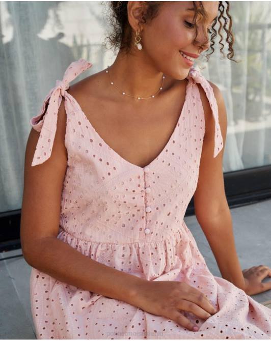 sukienka Berta krawaty RóżaPolin et moi odzież 0TTF3