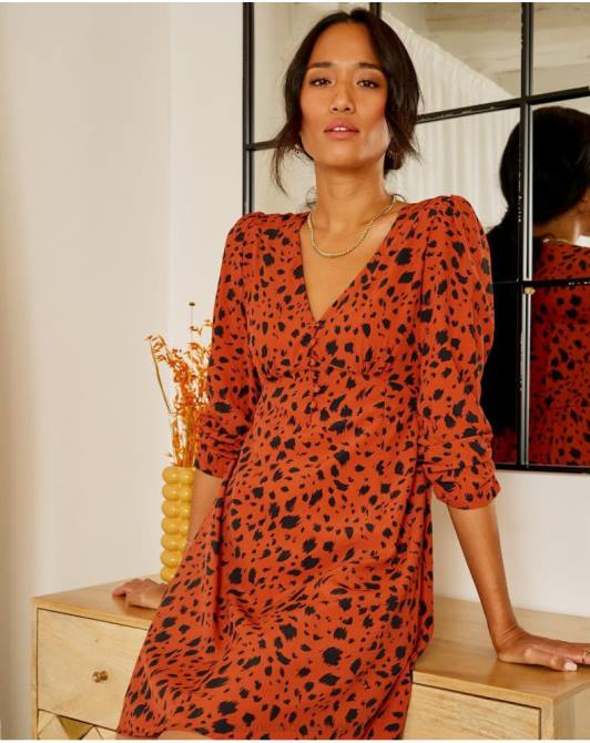 sukienka Elia w zwierzęce wzory płytkaPolin et moi odzież 0TTF136