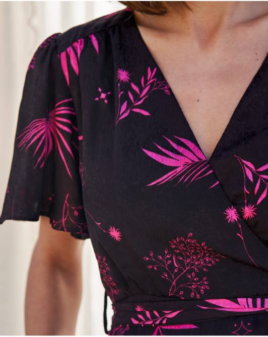 sukienka Flores Maite brązowyPolin et moi odzież 0TTF105