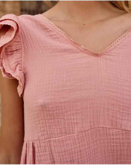 sukienka babydoll ella RóżaPolin et moi odzież 0TTF5