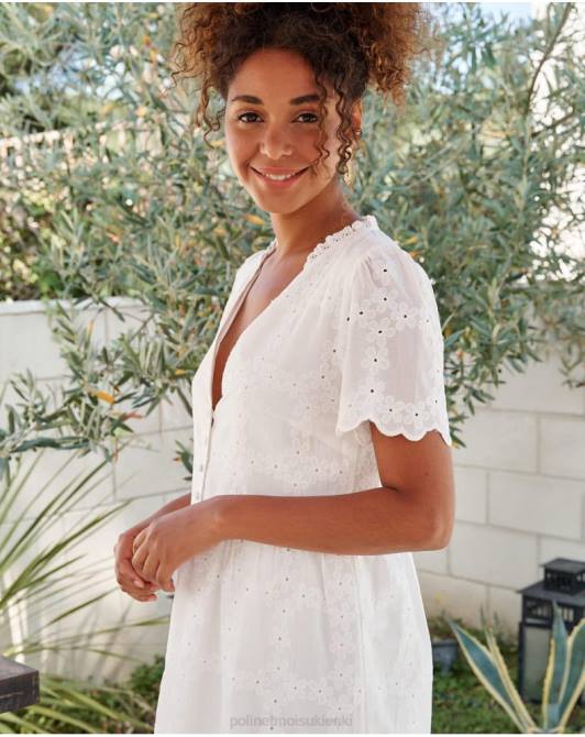 sukienka batista dani białyPolin et moi odzież 0TTF29