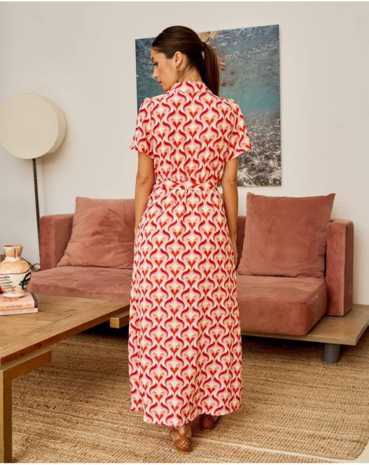 sukienka camisero aina RóżaPolin et moi odzież 0TTF97