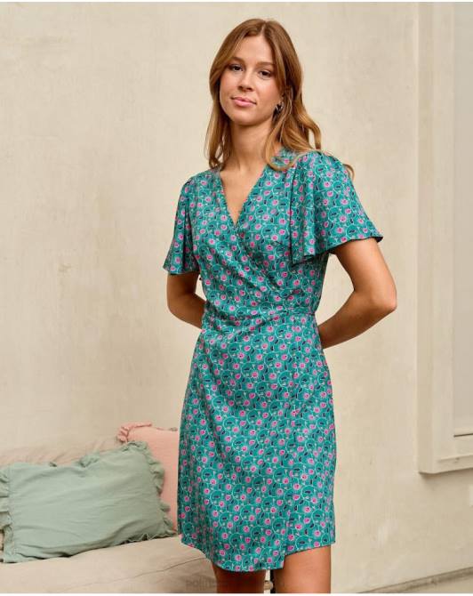 sukienka cross-over doli zielony lasPolin et moi odzież 0TTF87