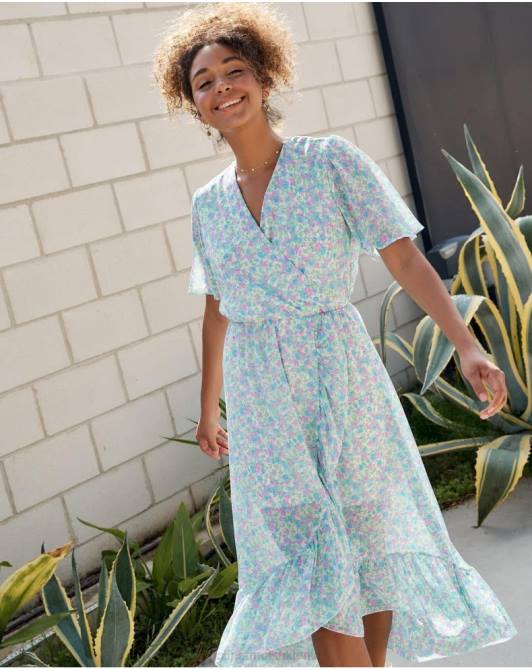 sukienka crossover ainhoa dżinsowaPolin et moi odzież 0TTF14