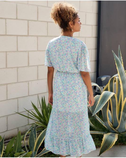 sukienka crossover ainhoa dżinsowaPolin et moi odzież 0TTF14