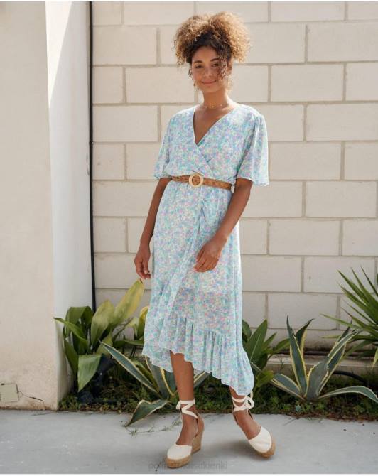 sukienka crossover ainhoa dżinsowaPolin et moi odzież 0TTF14