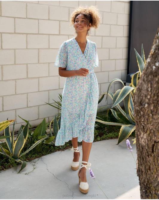 sukienka crossover ainhoa dżinsowaPolin et moi odzież 0TTF14