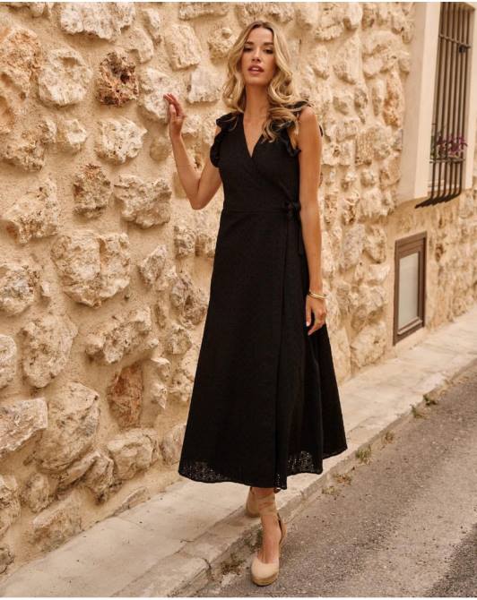 sukienka crossover azara czarnyPolin et moi odzież 0TTF44