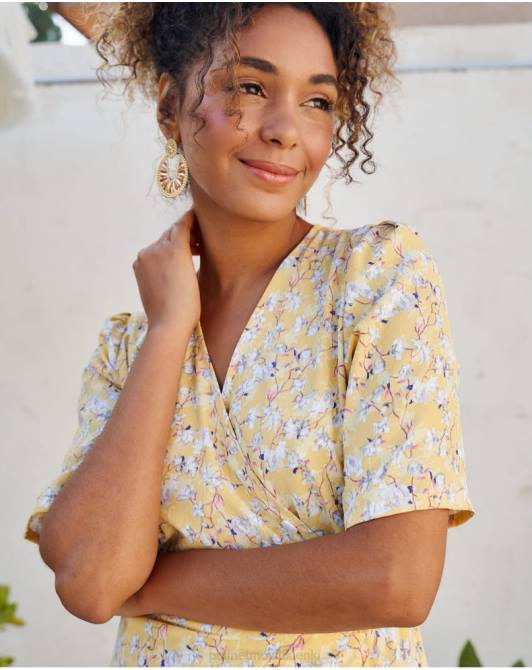 sukienka crossover edda żółtyPolin et moi odzież 0TTF33