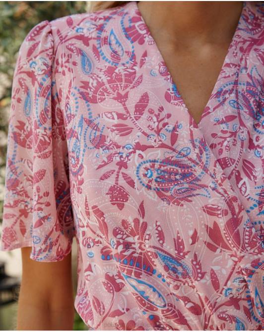 sukienka crossover naiare RóżaPolin et moi odzież 0TTF1