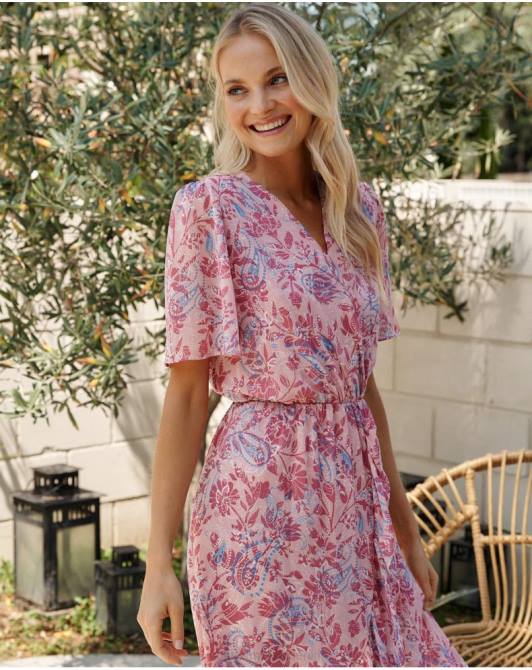 sukienka crossover naiare RóżaPolin et moi odzież 0TTF1