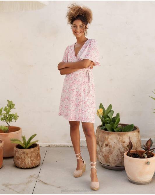 sukienka crossover xiomara RóżaPolin et moi odzież 0TTF8