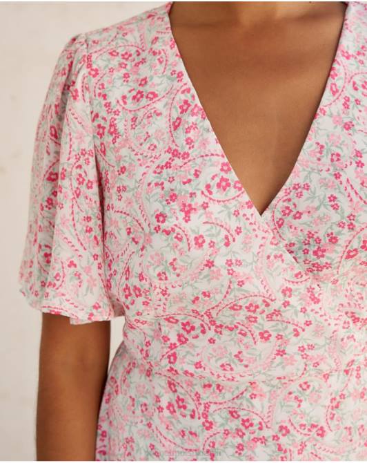 sukienka crossover xiomara RóżaPolin et moi odzież 0TTF8