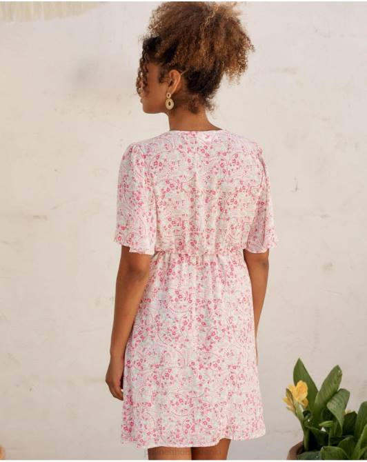 sukienka crossover xiomara RóżaPolin et moi odzież 0TTF8