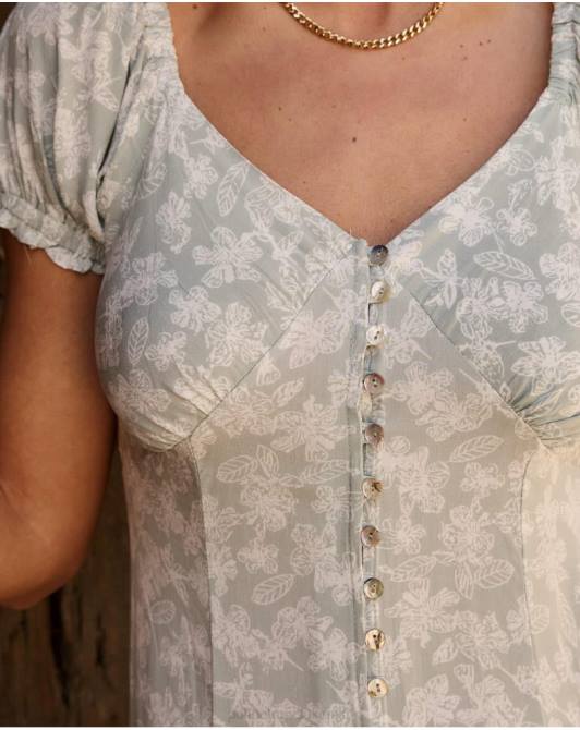 sukienka ines w kwiaty woda zielonaPolin et moi odzież 0TTF48