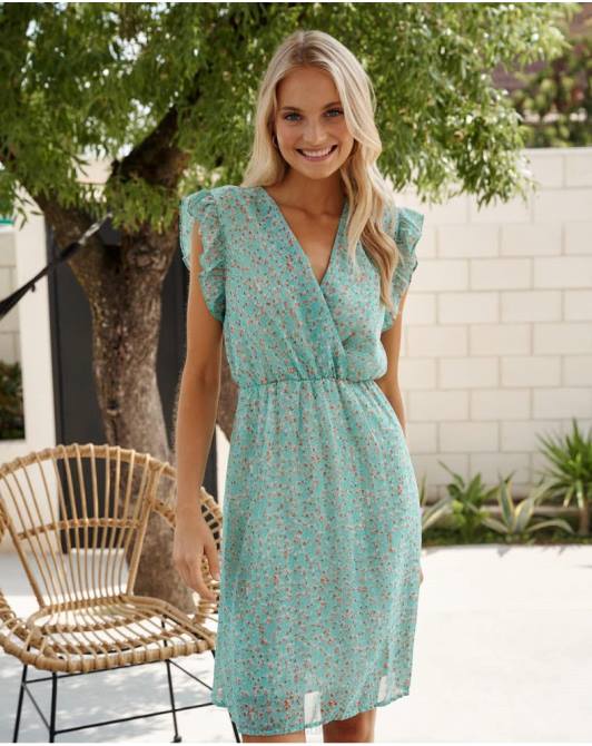 sukienka wzburzyć afri woda zielonaPolin et moi odzież 0TTF21