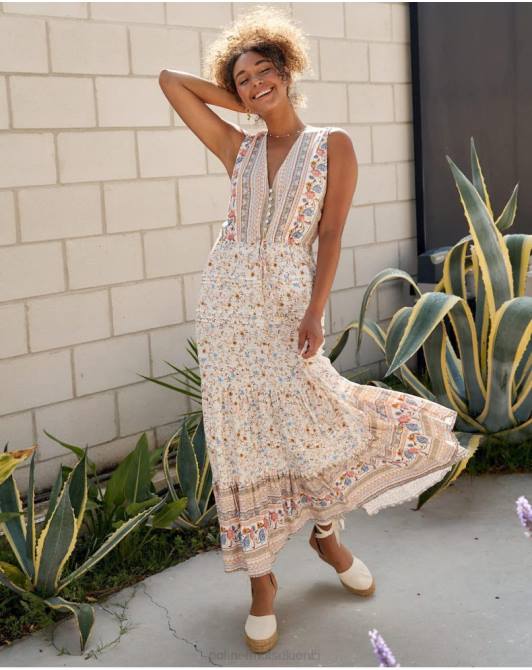 sukienka zapinana na guziki surowyPolin et moi odzież 0TTF10