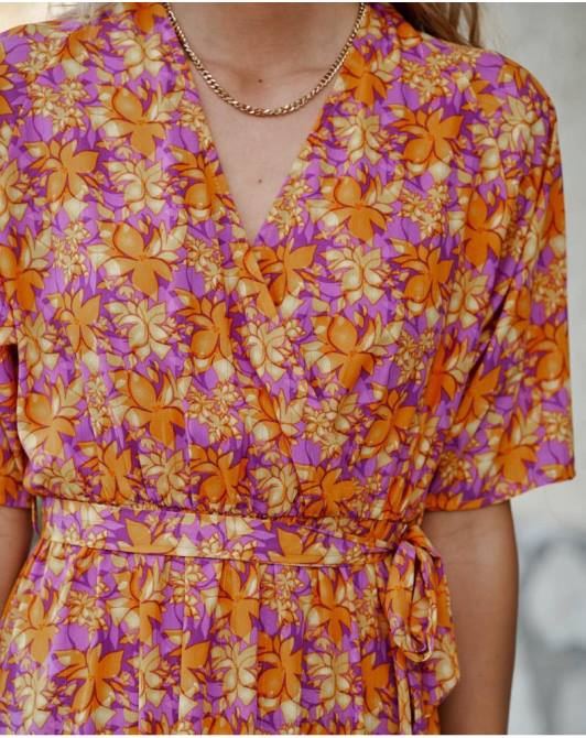 zwiewna sukienka Rosela mangoPolin et moi odzież 0TTF108