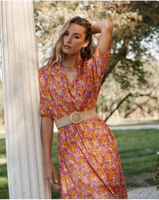 zwiewna sukienka Rosela mangoPolin et moi odzież 0TTF108