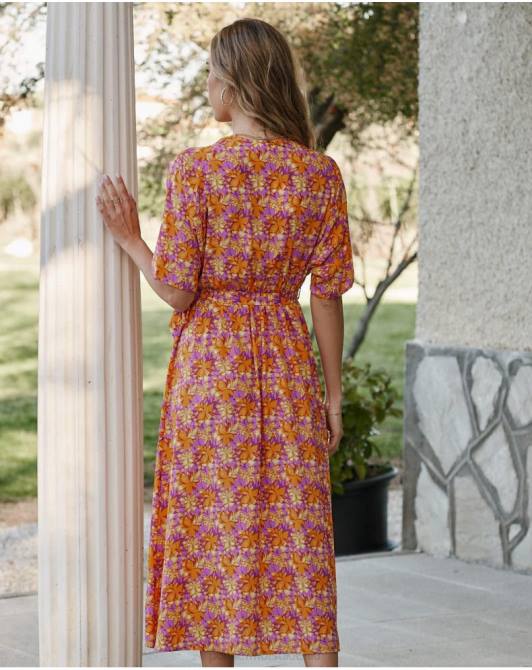 zwiewna sukienka Rosela mangoPolin et moi odzież 0TTF108