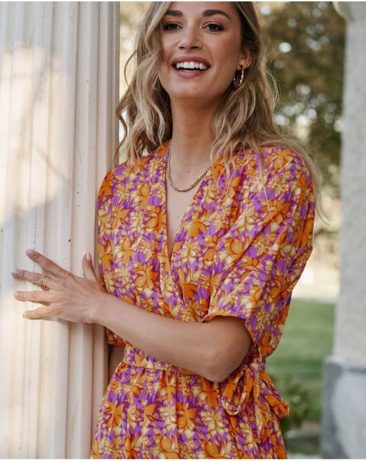 zwiewna sukienka Rosela mangoPolin et moi odzież 0TTF108